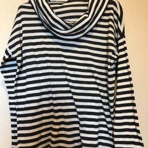 Gap Cowl Neck Striped Sweater